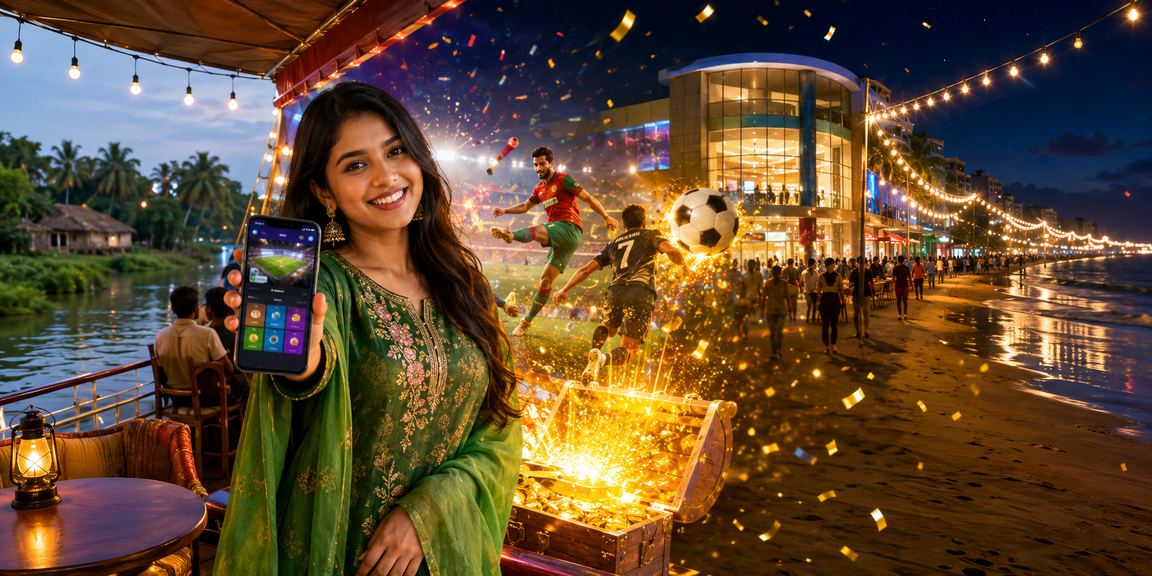 কক্সবাজার সমুদ্র সৈকতে ফুটবল বেটিং উপভোগ করছেন একজন খেলোয়াড়